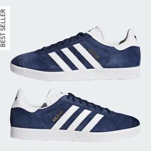adidas gazelle silver green womens adidas Gazelle Indoor Shoes - Women's - Victory Blue / Night Indigo / White main image 0